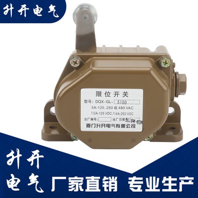 廠家供應DQX-GL-5100電工電氣防爆微動限位開關行程開關