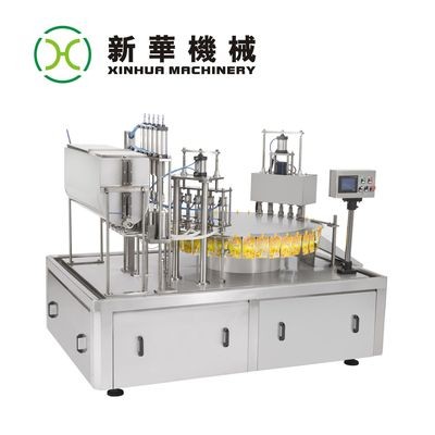 ZLA 半自動自立袋吸嘴袋灌裝旋蓋機用于飲料醬料等液體膏體的包裝