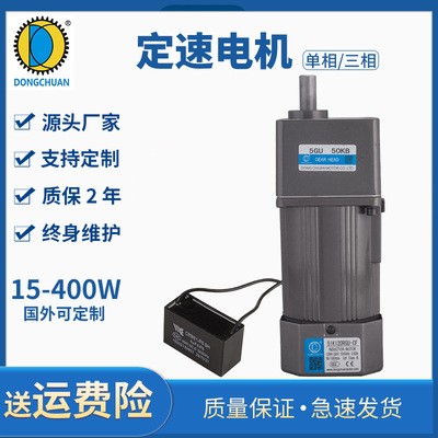 小型定速電機單相異步交流齒輪減速馬達純銅感應220v電機廠家經銷
