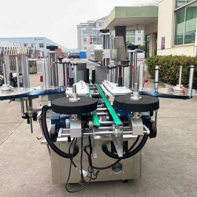 定制全自動單面不干膠貼標機 玻璃圓瓶貼標飲料灌裝食品貼標機