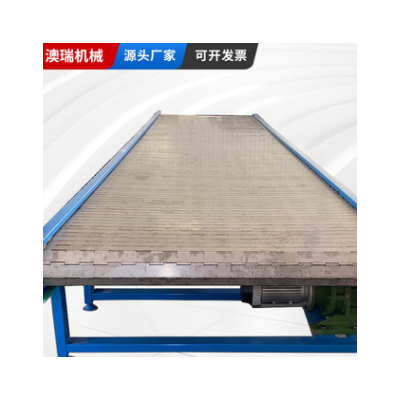 304不銹鋼鏈板輸送帶耐高溫海鮮食品板鏈流水線非標沖孔輸送設備