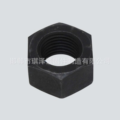 廠家熱銷 氧化發黑 DIN934 碳鋼8.8級 m20高強度六角螺母 可定制10000個起批