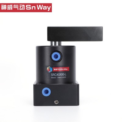 亞德客型神威旋轉(zhuǎn)角下壓氣缸SRCR/SRCL25/32/40/50/63-90度-180度