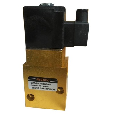 電磁閥SG23JD-08P接口2分內(nèi)部先導(dǎo)截止閥吹瓶機(jī)高壓氣動AC220V24
