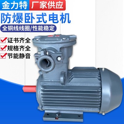 銅芯0.37KW-315KW隔爆型三相異步電動機 YB3系列軸流防爆臥式電機