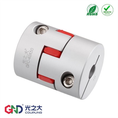 廠家直供光之大梅花聯軸器 大扭矩步進伺服電機絲桿彈性連軸器GFC