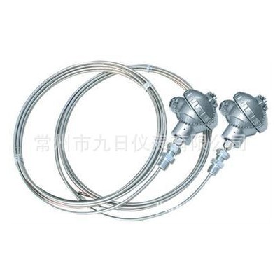 廠家直銷鎧裝式熱電偶 耐磨感溫熱電阻 訂做各類非標型熱電偶