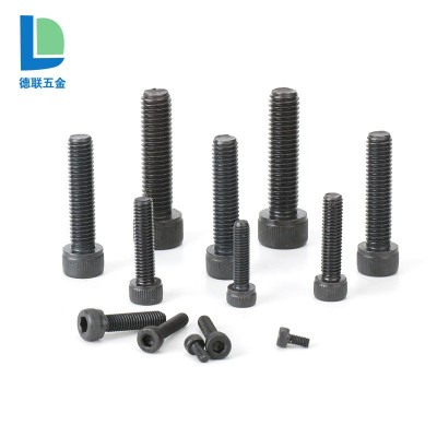批發(fā)12.9級圓柱頭杯頭內(nèi)六角細(xì)牙機(jī)螺釘高強(qiáng)度碳鋼發(fā)黑內(nèi)六角螺栓