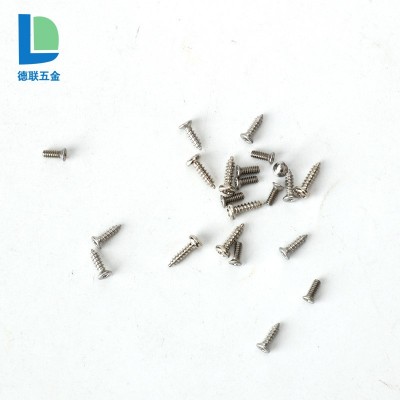 工廠定制304不銹鋼小螺絲十字沉頭機(jī)牙小螺釘KM微型精密電子螺絲