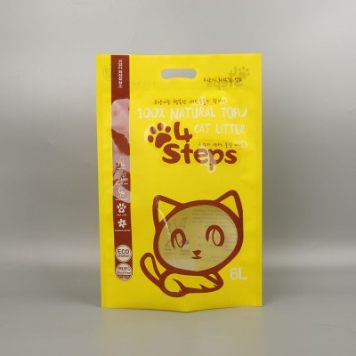 定制膨潤土貓砂復(fù)合包裝袋 塑料真空彩印袋子 寵物飼料貓糧狗糧袋