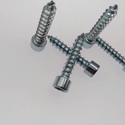 溫州廠家杯頭自攻螺旋扣鍍鋅螺旋扣尖端螺旋扣內六角螺釘非標來圖
