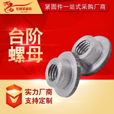 廠家供應(yīng)圓螺母 非標(biāo)滾花手擰臺階螺母 異形螺帽