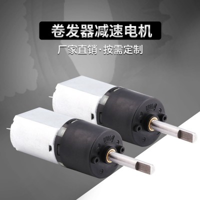 廠家供應卷發棒二級傳動齒輪箱減速電機直流電行星減速器減速馬達