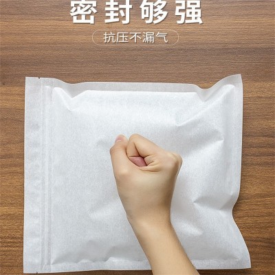 柿餅包裝白茶葉自封拉鏈袋普洱茶密封袋白綿紙250g茶餅防潮包裝袋