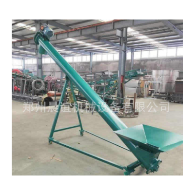 管式無軸水泥粉末螺旋輸送機無塵加料機絞龍提升機自動糧食上料機