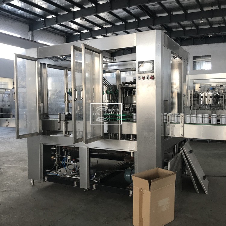 朗維果汁易拉罐灌裝封口機，易拉罐灌裝機，易拉罐封口機LW-143