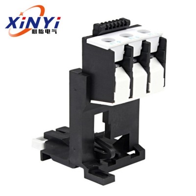 廠家 JRS1D-25電機(jī)熱保護(hù)繼電器專供基座 熱繼電器底座 導(dǎo)軌基座