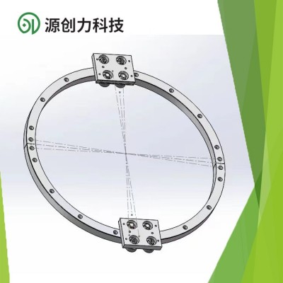 圓弧形導軌半圓軌道自動化輸送線行走機構重載帶齒環(huán)軌廠家直供