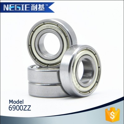 源頭廠家專業(yè)生產(chǎn) 高品質(zhì)鉻鋼材質(zhì)6900zz 6900鐵蓋深溝球薄壁軸承