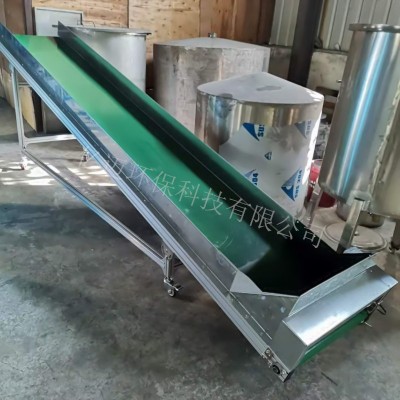 平行式PVC帶式輸送機(jī)樓梯輸送皮帶傳輸機(jī)碎料裝車移動(dòng)升降皮帶機(jī)
