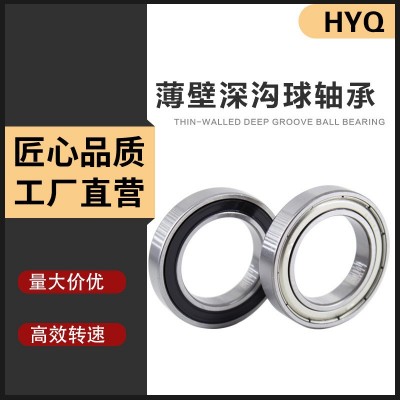 微型薄壁深溝球軸承6800 6801 6802 6803 6804 ZZ 2RS 門窗 玩具