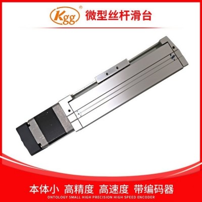 Kgg微型直線滑臺SSD30-R04廠家現貨帶編碼器小型馬達模組