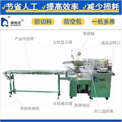 蔬菜包裝機(jī) 祺恒達(dá)QHD-500QXSC全自動(dòng)往復(fù)式打包機(jī)械設(shè)備