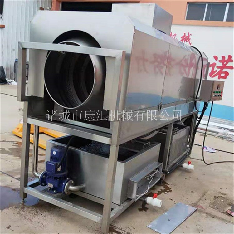 連續(xù)式滾筒清洗機(jī) 高壓噴淋橙子滾筒清洗機(jī) 果蔬 榨菜清洗設(shè)備