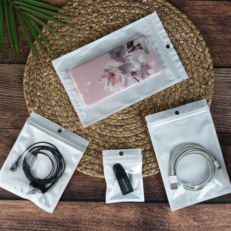 珠光膜包裝袋 手機殼數碼配件 半透明 塑料陰陽珠光袋 漁具配件袋