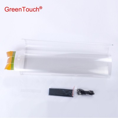 65寸電容觸摸膜 16：9 納米觸控膜 投影液晶屏櫥窗展示多點觸控膜