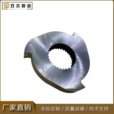 源頭廠家高速撕碎機刀片刀頭刀軸塑料廢舊管材撕碎機刀片現貨批發