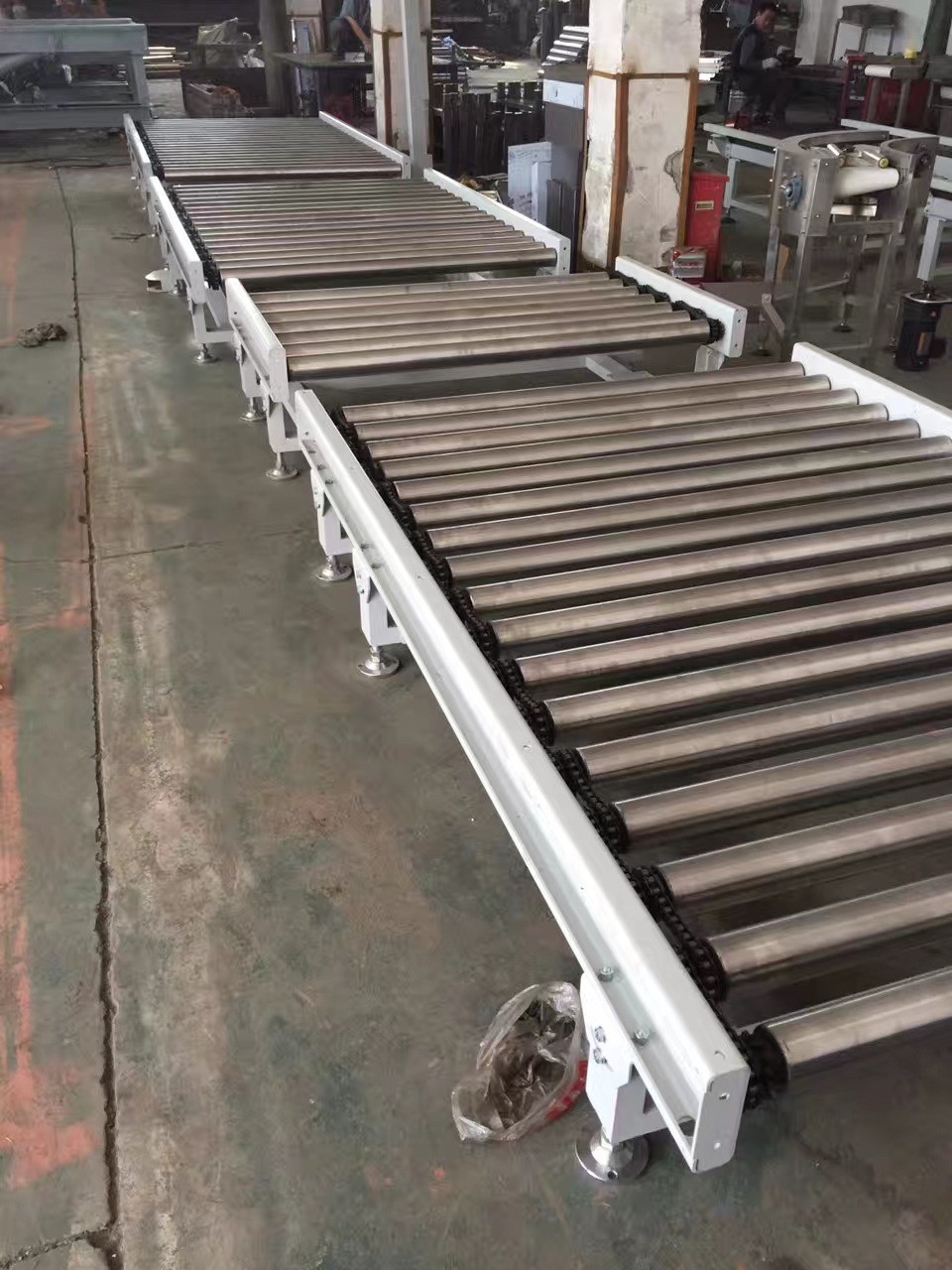 廠家供應 重型輥道線 托盤輸送機 托盤輸送機 托盤流水線可定制