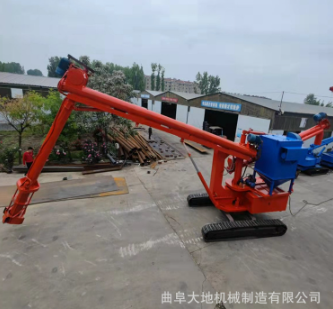 360度旋轉(zhuǎn)絞龍進(jìn)料吸灰機(jī) 散料卸船機(jī) 粉煤灰螺旋輸送裝卸機(jī)