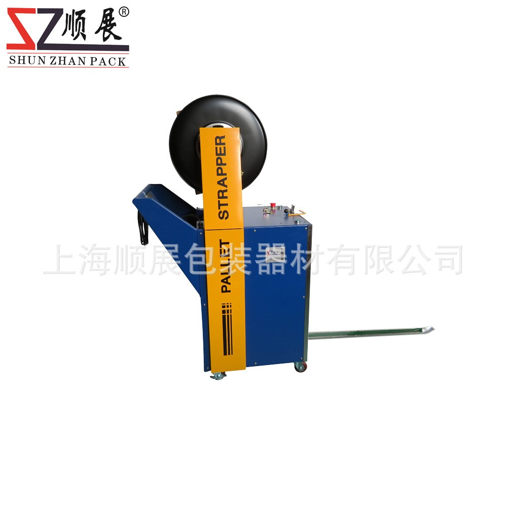 順展牌DBA130半自動(dòng)棧板打包機(jī) 出口全自動(dòng)托盤(pán)專用捆扎打包機(jī)