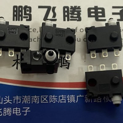 臺灣新巨ZIPPY防水微動開關DW3車載行程限位汽車后備箱尾門按鈕  1個