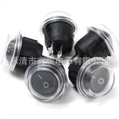 供應銷KCD1-105船型開關 圓形開關 防水開關 配防水帽  1個