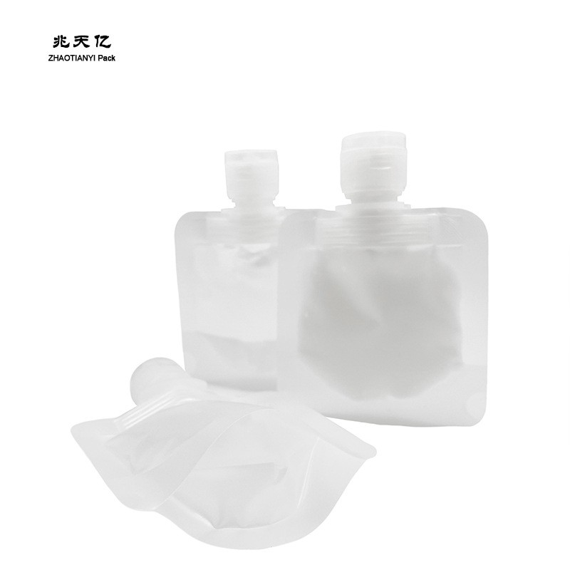 塑料透明吸嘴袋乳液護(hù)膚品分裝袋洗發(fā)水袋子便攜分裝旅行收納袋