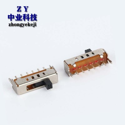 SS14D01 四檔波動開關 玩具機器撥動開關大電流 滑動開關廠家批發  1000個
