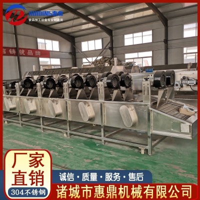 不銹鋼翻轉(zhuǎn)式風(fēng)干流水線 番薯清洗風(fēng)干機 果蔬食品風(fēng)干設(shè)備