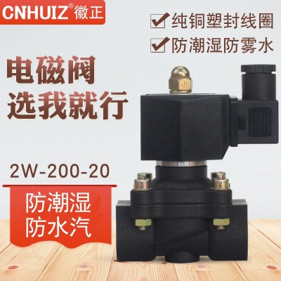 塑料2W-200-20塑封防潮濕電磁閥電子閥可長時間通電節(jié)能型DN20  1個