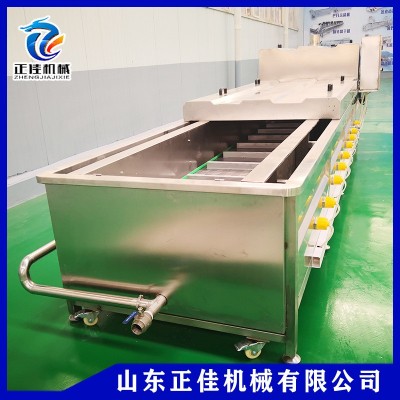 全自動年糕巴氏殺菌機 水浴式巴氏殺菌機 黃桃罐頭殺菌流水線