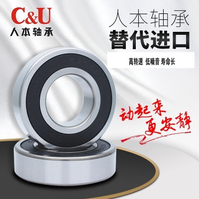 人本軸承6305 6306 6307 6308 6309 2RZ/Z3高轉(zhuǎn)速 深溝球電機(jī)軸承  1套