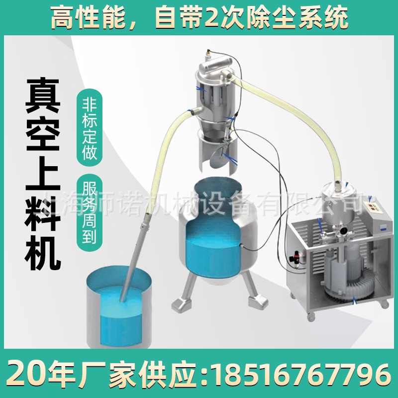 不銹鋼氣動顆粒上料器真空粉末吸料機全自動粉末負壓投料機上海