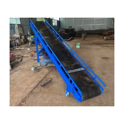 泰安皮帶輸送設備可移動式皮帶上料機皮帶機廠裝車卸貨皮帶輸送機