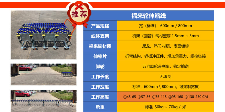 福來(lái)輪伸縮線