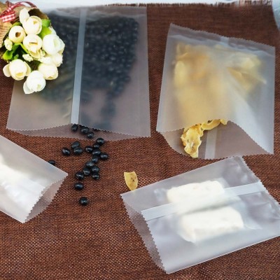 現貨供應磨砂透明平口袋 啞光中封袋 磨砂平口袋 食品糖果包裝袋