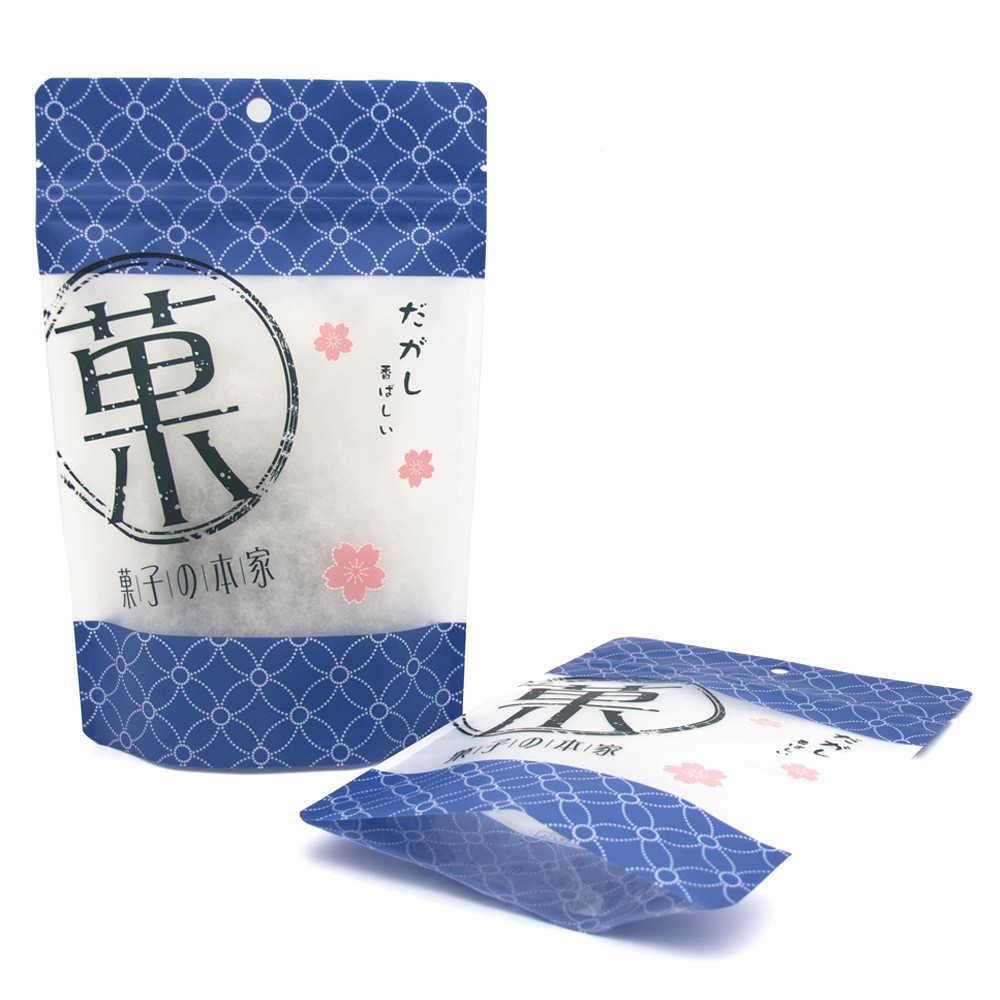 食品包裝袋定制菓子手作糕點(diǎn)自立自封袋弧形底磨砂